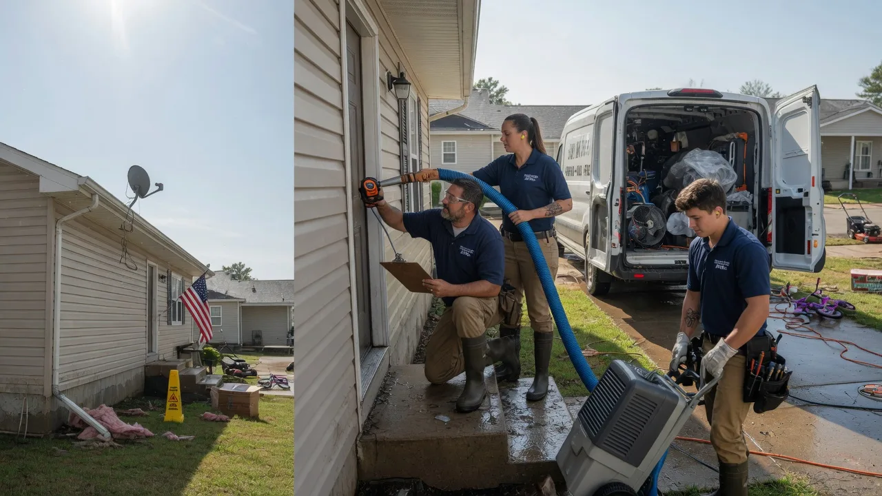 Ceiling Water Damage Restoration in Perry, OK near me